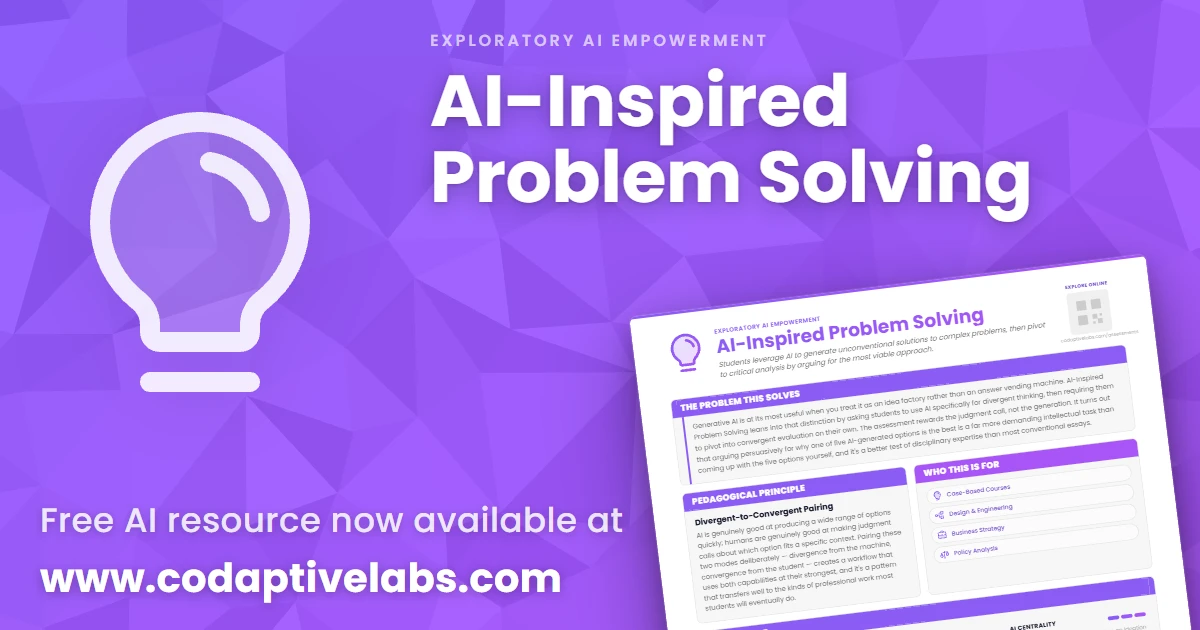 AI-Inspired Problem Solving — Codaptive Labs